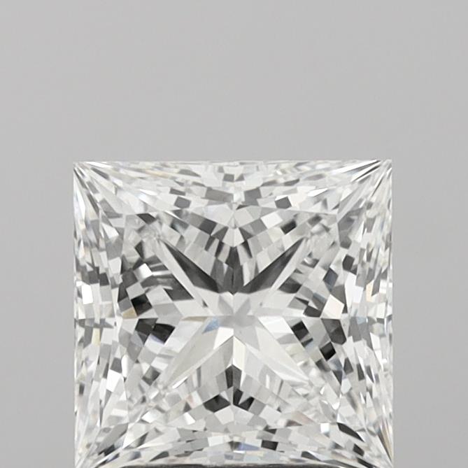 2.32 Carat Princess Shaped, Ideal Cut, E Color, VS1 Clarity, IGI Certified Lab Grown Diamond