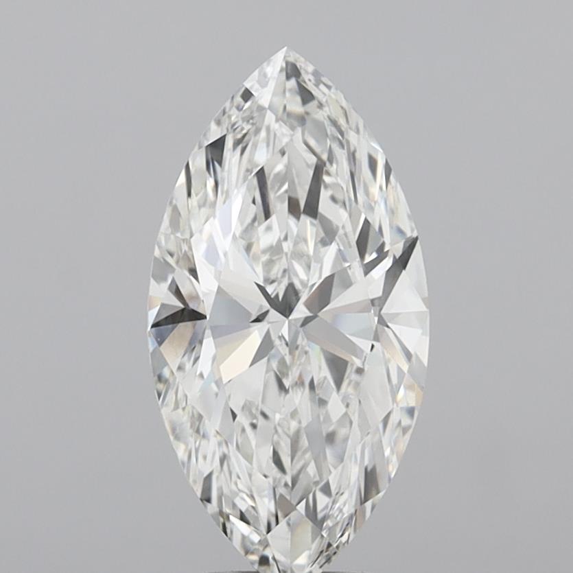 4.51 Carat Marquise Shaped, Ideal Cut, F Color, VVS2 Clarity, IGI Certified Lab Grown Diamond