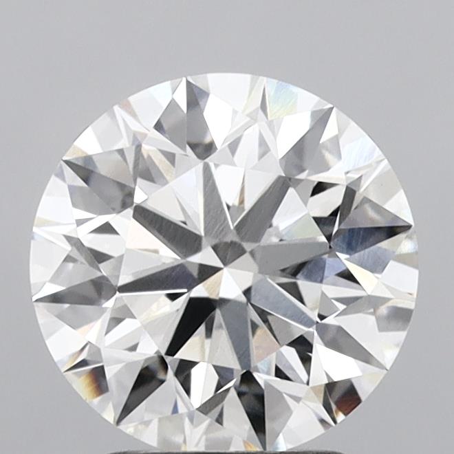 2.71 Carat Round Shaped, Excellent Cut, F Color, VVS2 Clarity, IGI Certified Lab Grown Diamond