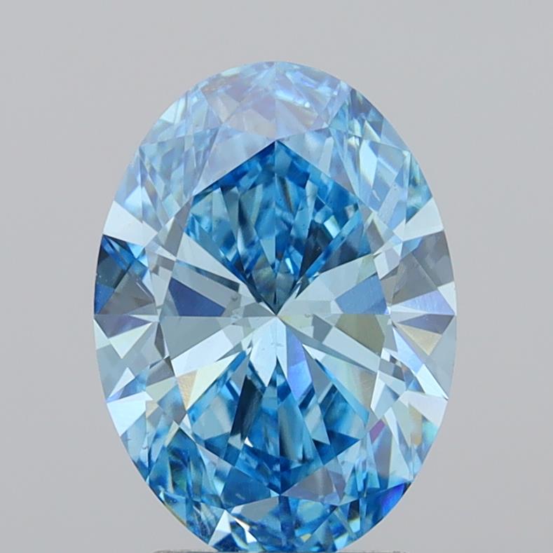 2.88 Carat Oval Shaped, Ideal Cut, VS1 Clarity, IGI Certified Lab Grown Diamond