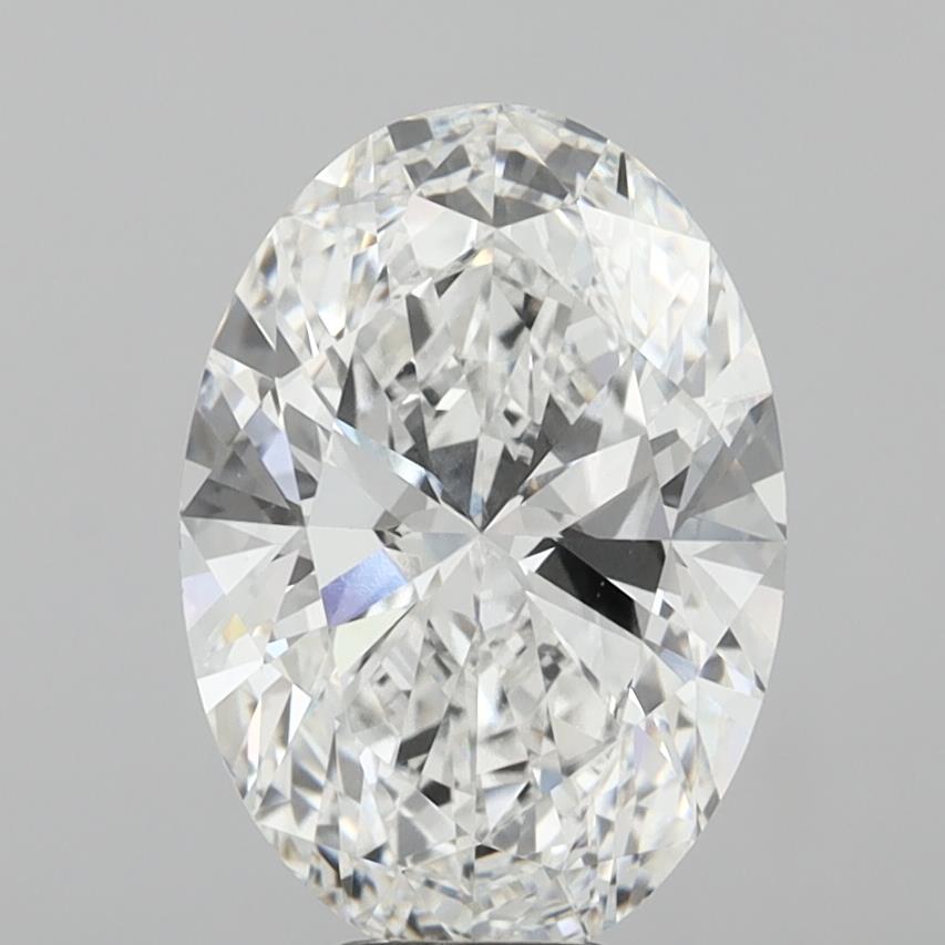 8.00 Carat Oval Shaped, Ideal Cut, E Color, VVS2 Clarity, IGI Certified Lab Grown Diamond