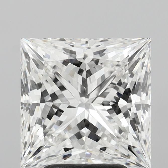 4.01 Carat Princess Shaped, Ideal Cut, E Color, VS1 Clarity, IGI Certified Lab Grown Diamond