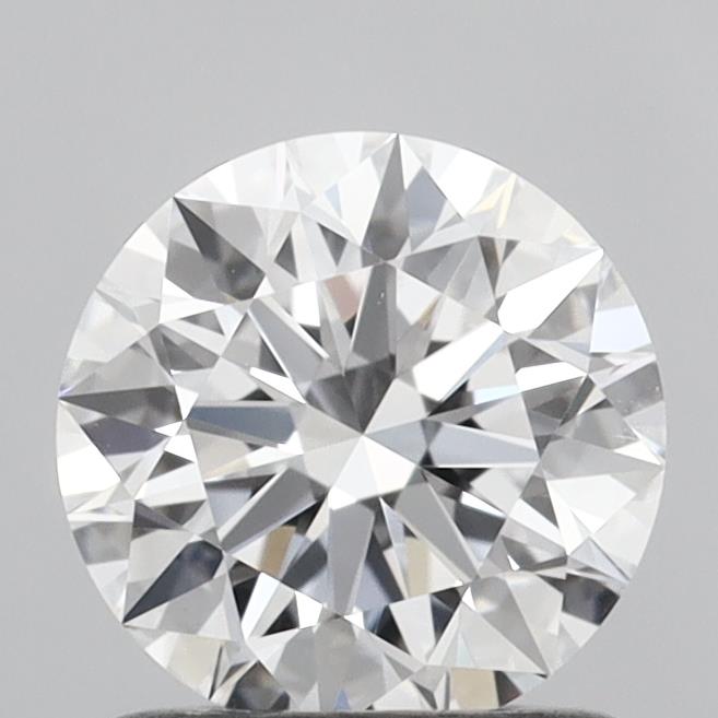 1.06 Carat Round Shaped, Ideal Cut, D Color, VVS2 Clarity, IGI Certified Lab Grown Diamond