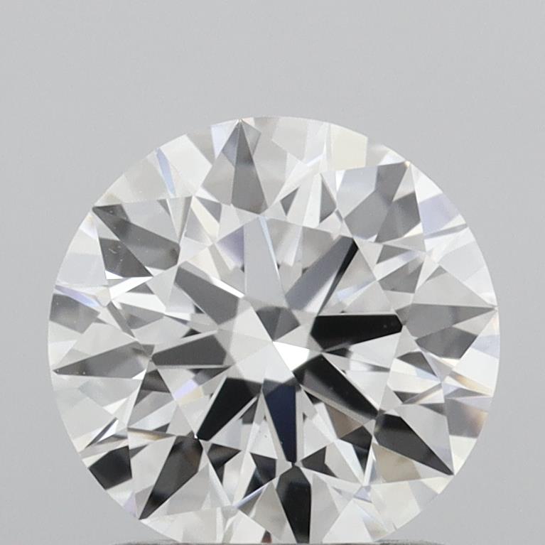 1.23 Carat Round Shaped, Ideal Cut, D Color, VVS2 Clarity, IGI Certified Lab Grown Diamond