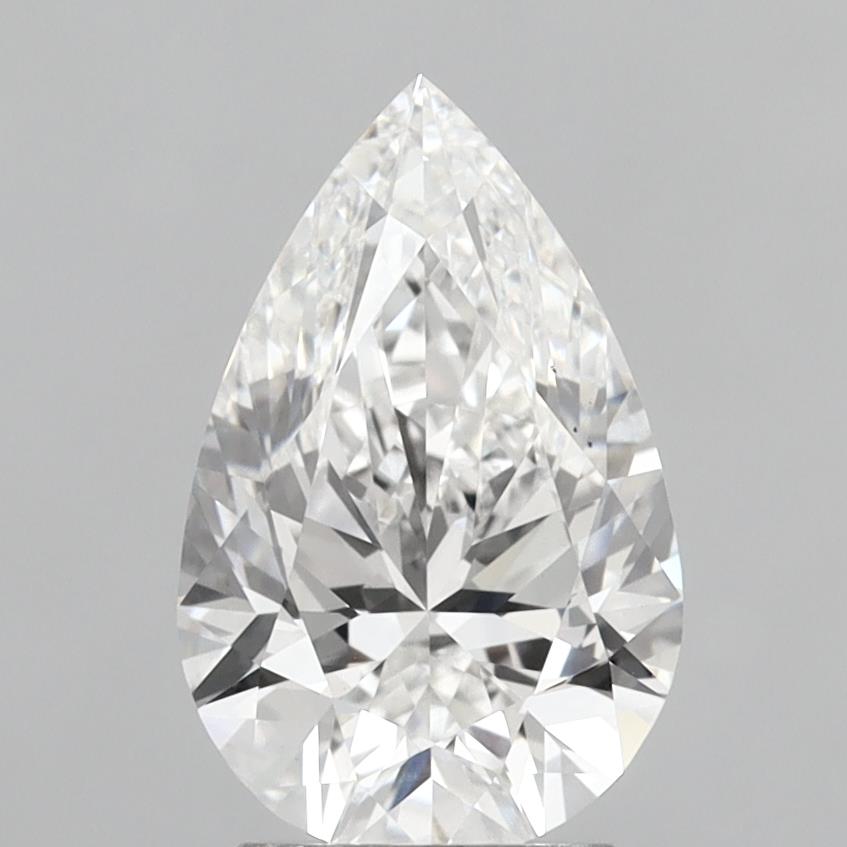 3.00 Carat Pear Shaped, Ideal Cut, E Color, VS1 Clarity, IGI Certified Lab Grown Diamond