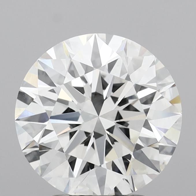 3.04 Carat Round Shaped, Ideal Cut, E Color, VVS2 Clarity, IGI Certified Lab Grown Diamond