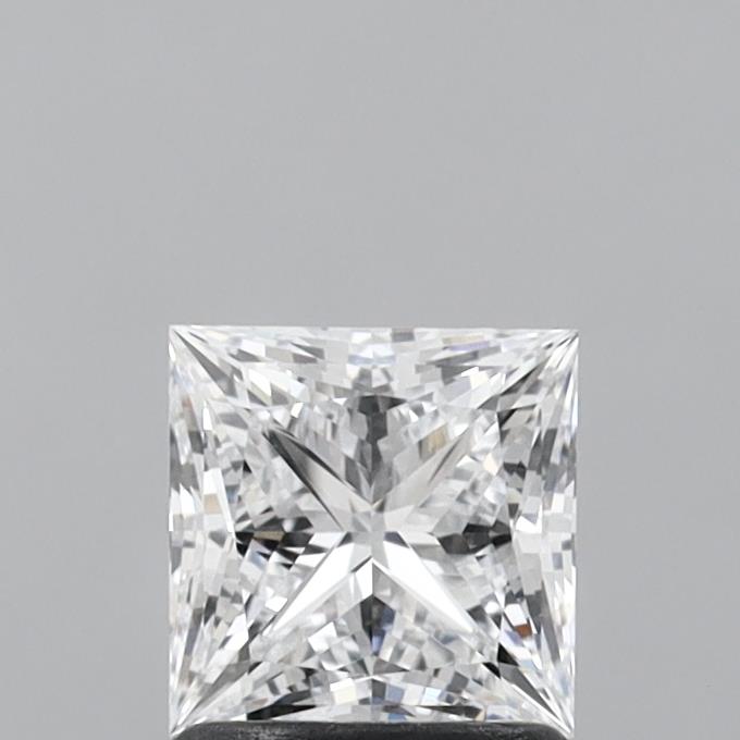 1.31 Carat Princess Shaped, Ideal Cut, D Color, VVS1 Clarity, IGI Certified Lab Grown Diamond
