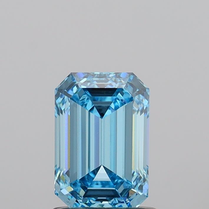 1.35 Carat Emerald Shaped, Ideal Cut, VS1 Clarity, IGI Certified Lab Grown Diamond
