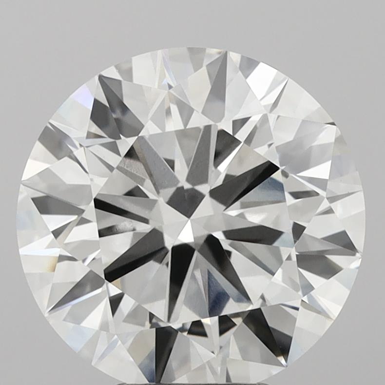 5.77 Carat Round Shaped, Ideal Cut, F Color, VVS2 Clarity, IGI Certified Lab Grown Diamond