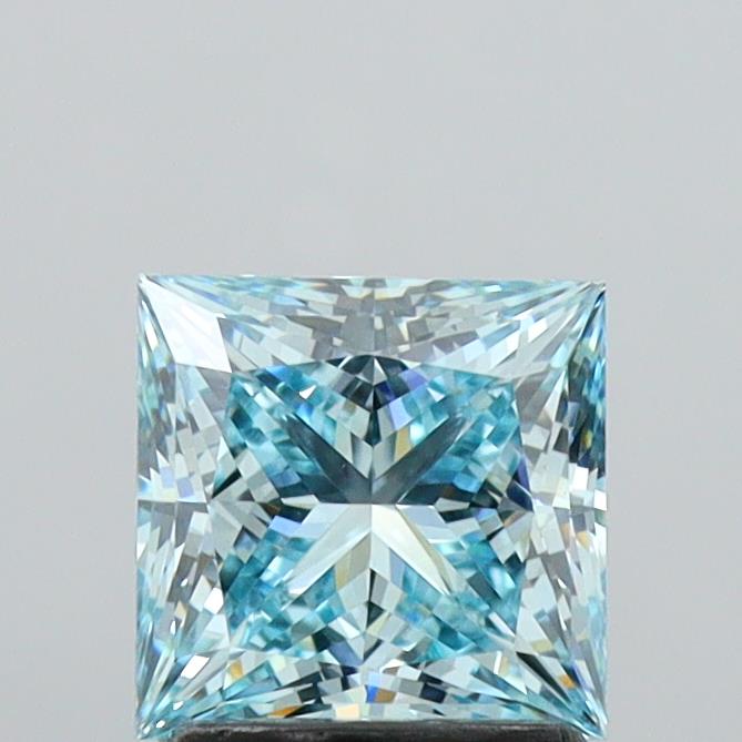 1.71 Carat Princess Shaped, Ideal Cut, VVS2 Clarity, IGI Certified Lab Grown Diamond