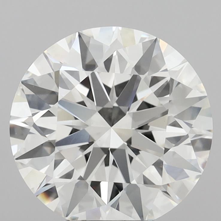 5.02 Carat Round Shaped, Ideal Cut, G Color, VVS2 Clarity, IGI Certified Lab Grown Diamond