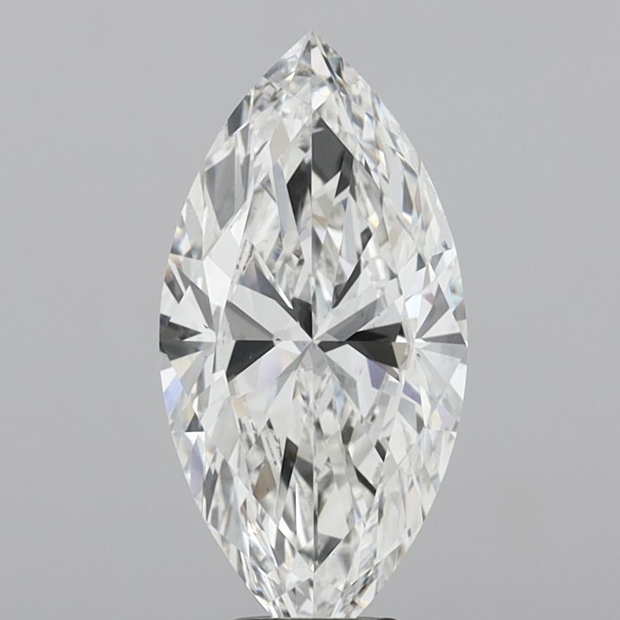 5.05 Carat Marquise Shaped, Excellent Cut, F Color, VS1 Clarity, IGI Certified Lab Grown Diamond