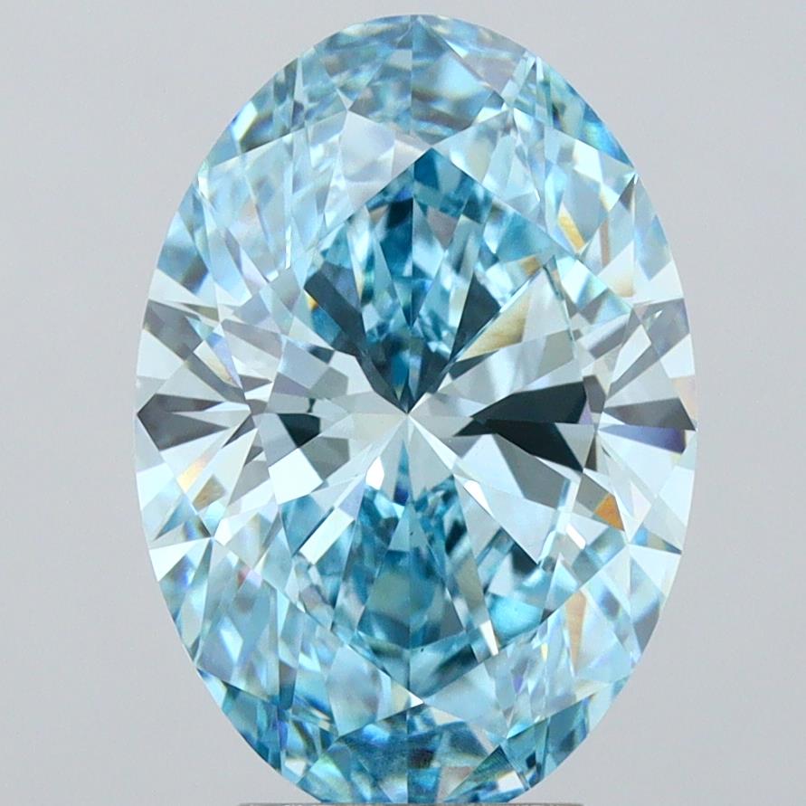 4.81 Carat Oval Shaped, Ideal Cut, VS1 Clarity, IGI Certified Lab Grown Diamond