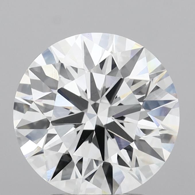2.96 Carat Round Shaped, Ideal Cut, D Color, VVS1 Clarity, IGI Certified Lab Grown Diamond