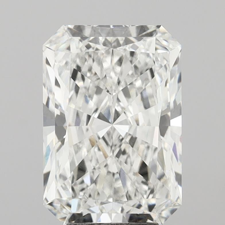 6.03 Carat Radiant Shaped, Ideal Cut, E Color, VVS2 Clarity, IGI Certified Lab Grown Diamond