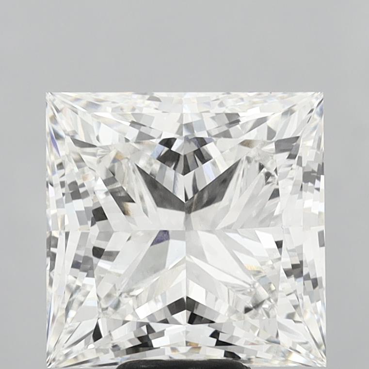 10.03 Carat Princess Shaped, Ideal Cut, F Color, VVS2 Clarity, IGI Certified Lab Grown Diamond
