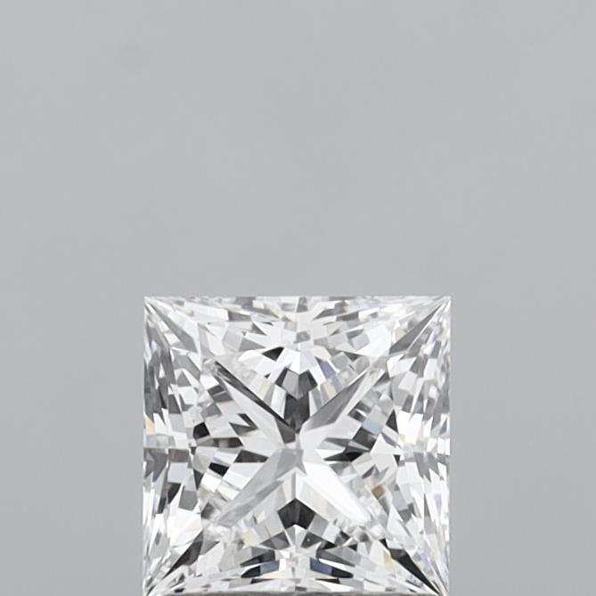 1.06 Carat Princess Shaped, Ideal Cut, D Color, VVS1 Clarity, IGI Certified Lab Grown Diamond