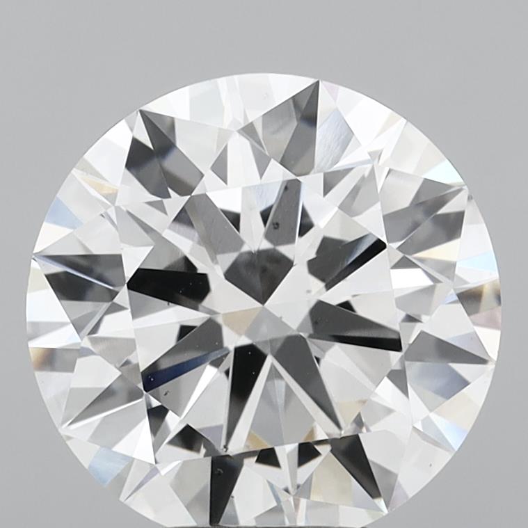 5.09 Carat Round Shaped, Excellent Cut, E Color, VS2 Clarity, IGI Certified Lab Grown Diamond