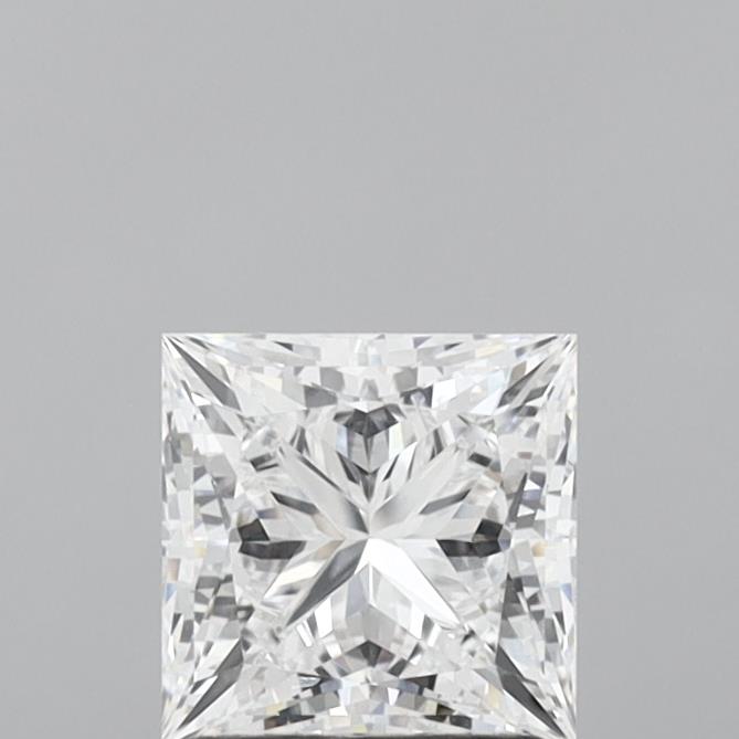1.48 Carat Princess Shaped, Ideal Cut, D Color, VVS2 Clarity, IGI Certified Lab Grown Diamond