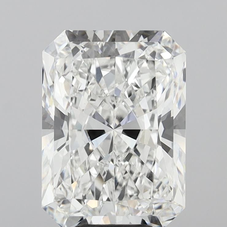 7.54 Carat Radiant Shaped, Ideal Cut, E Color, VVS2 Clarity, IGI Certified Lab Grown Diamond