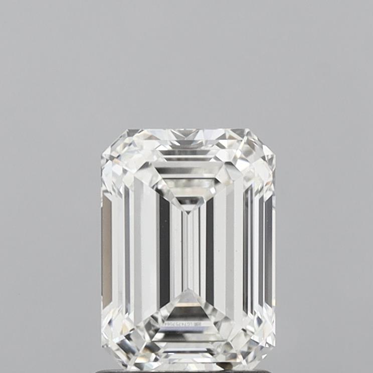 1.61 Carat Emerald Shaped, Ideal Cut, F Color, VS1 Clarity, IGI Certified Lab Grown Diamond