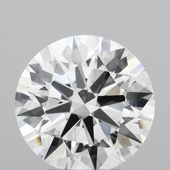 2.65 Carat Round Shaped, Ideal Cut, E Color, VS1 Clarity, IGI Certified Lab Grown Diamond