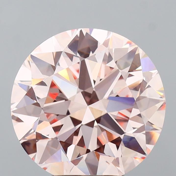 4.02 Carat Round Shaped, Ideal Cut, VVS2 Clarity, IGI Certified Lab Grown Diamond
