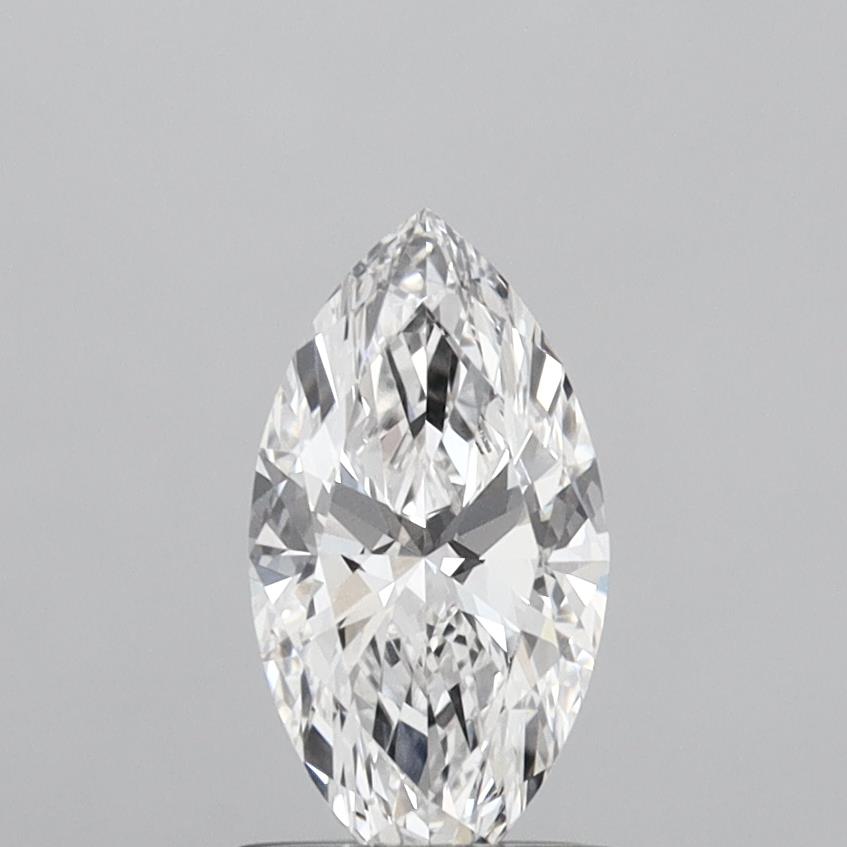1.00 Carat Marquise Shaped, Ideal Cut, E Color, VVS2 Clarity, IGI Certified Lab Grown Diamond