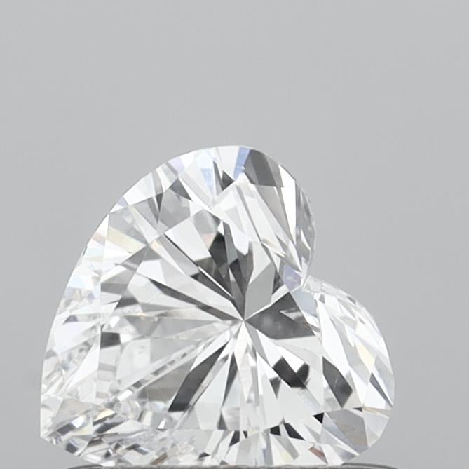 0.53 Carat Heart Shaped, Very Good Cut, D Color, VS2 Clarity, IGI Certified Lab Grown Diamond