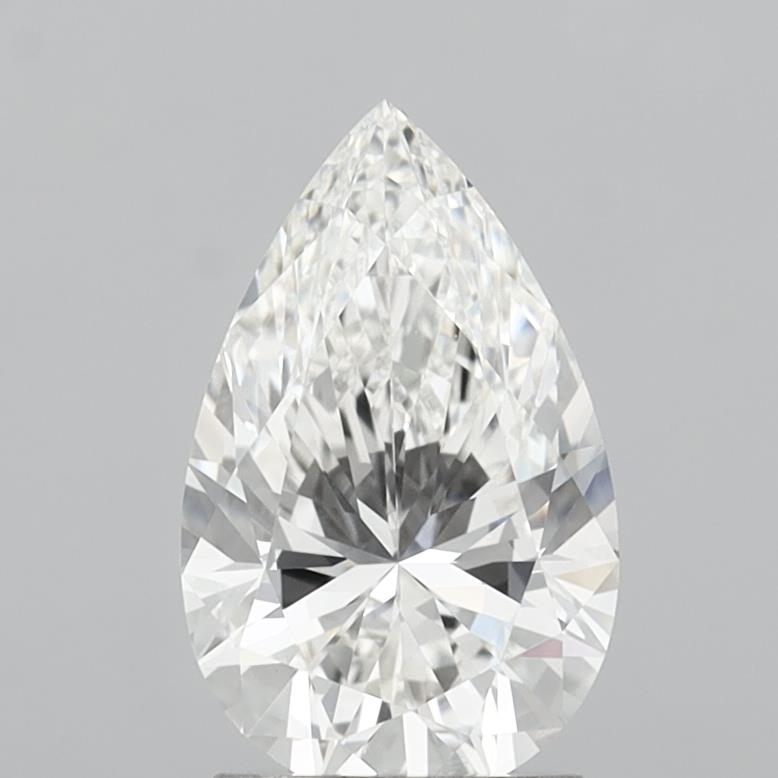 2.00 Carat Pear Shaped, Ideal Cut, E Color, VVS1 Clarity, IGI Certified Lab Grown Diamond