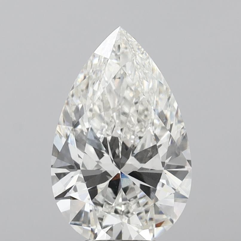 5.09 Carat Pear Shaped, Ideal Cut, G Color, VVS2 Clarity, IGI Certified Lab Grown Diamond
