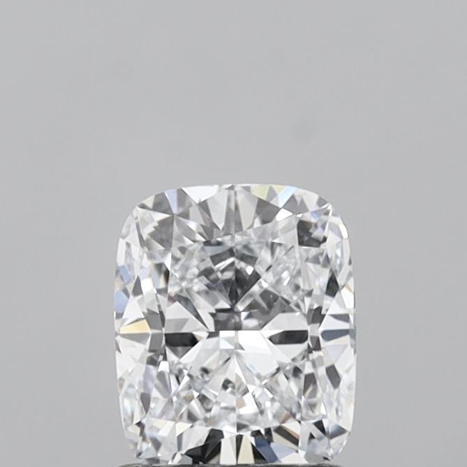 1.09 Carat Cushion Shaped, Ideal Cut, D Color, VVS2 Clarity, IGI Certified Lab Grown Diamond