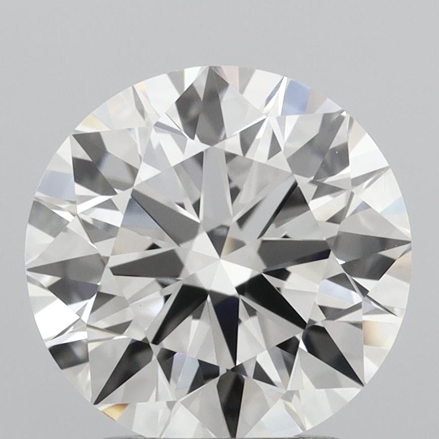2.12 Carat Round Shaped, Ideal Cut, F Color, VVS2 Clarity, IGI Certified Lab Grown Diamond