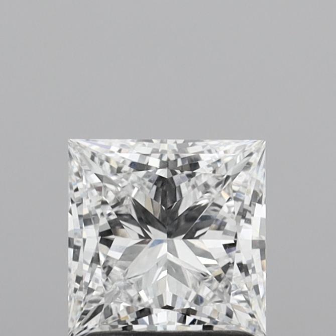 1.51 Carat Princess Shaped, Ideal Cut, E Color, VVS1 Clarity, IGI Certified Lab Grown Diamond