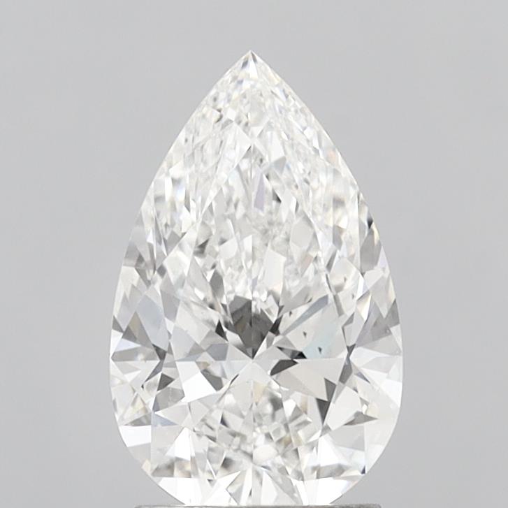 2.08 Carat Pear Shaped, Ideal Cut, E Color, VVS2 Clarity, IGI Certified Lab Grown Diamond