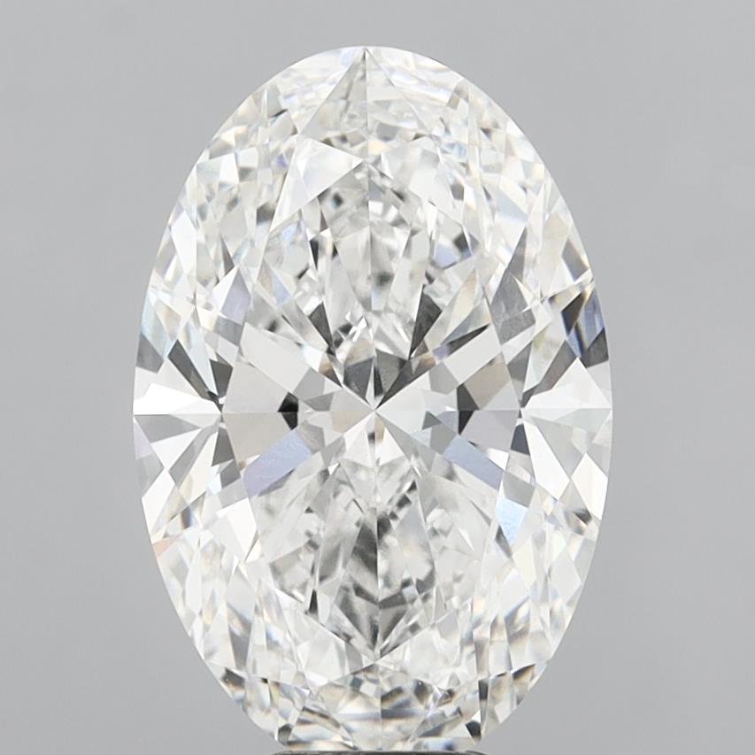 8.09 Carat Oval Shaped, Ideal Cut, F Color, VVS2 Clarity, IGI Certified Lab Grown Diamond