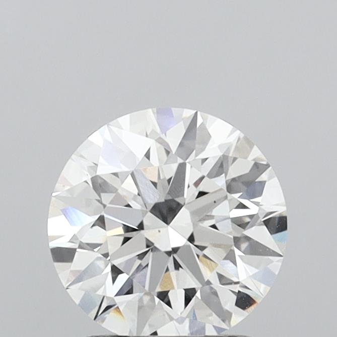 1.58 Carat Round Shaped, Ideal Cut, F Color, VVS2 Clarity, IGI Certified Lab Grown Diamond