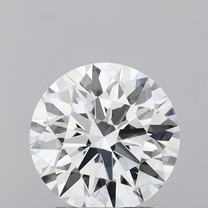 1.76 Carat Round Shaped, Ideal Cut, D Color, VVS2 Clarity, IGI Certified Lab Grown Diamond