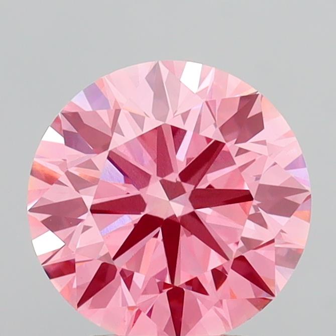 2.88 Carat Round Shaped, Ideal Cut, VS1 Clarity, IGI Certified Lab Grown Diamond