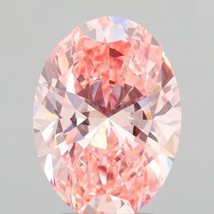 2.47 Carat Oval Shaped, Ideal Cut, VS1 Clarity, IGI Certified Lab Grown Diamond