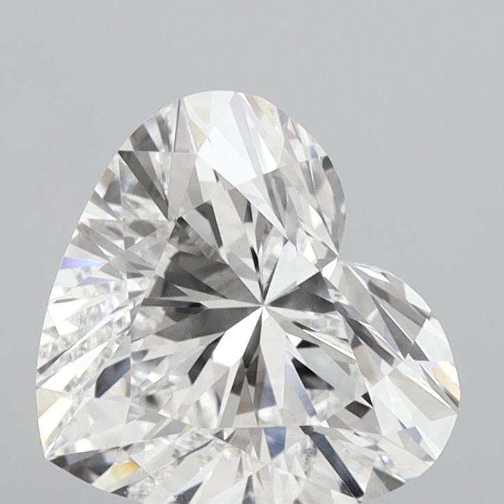 3.04 Carat Heart Shaped, Ideal Cut, E Color, VS1 Clarity, IGI Certified Lab Grown Diamond
