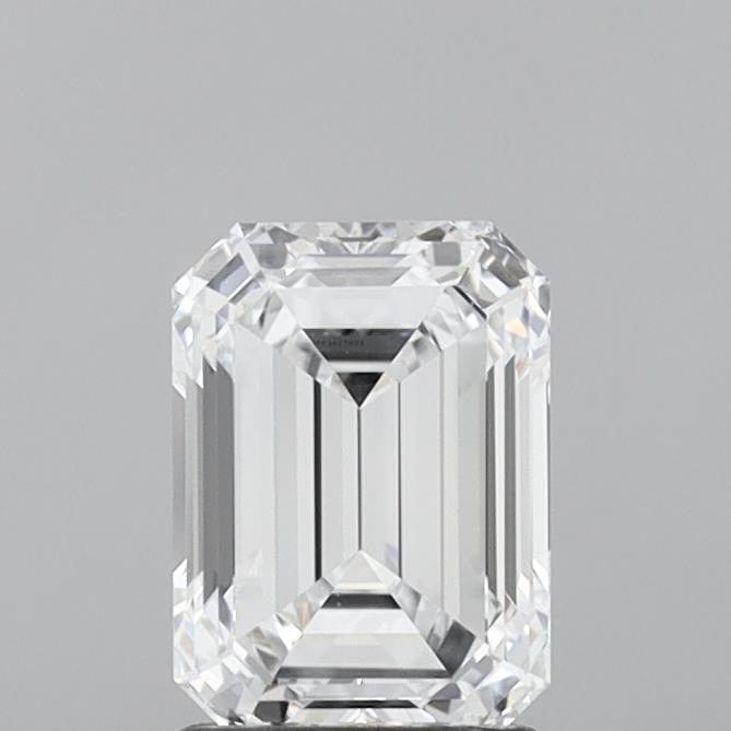 1.60 Carat Emerald Shaped, Ideal Cut, E Color, IF Clarity, IGI Certified Lab Grown Diamond