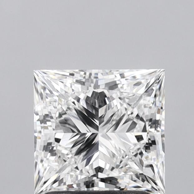 1.71 Carat Princess Shaped, Ideal Cut, E Color, VVS2 Clarity, IGI Certified Lab Grown Diamond