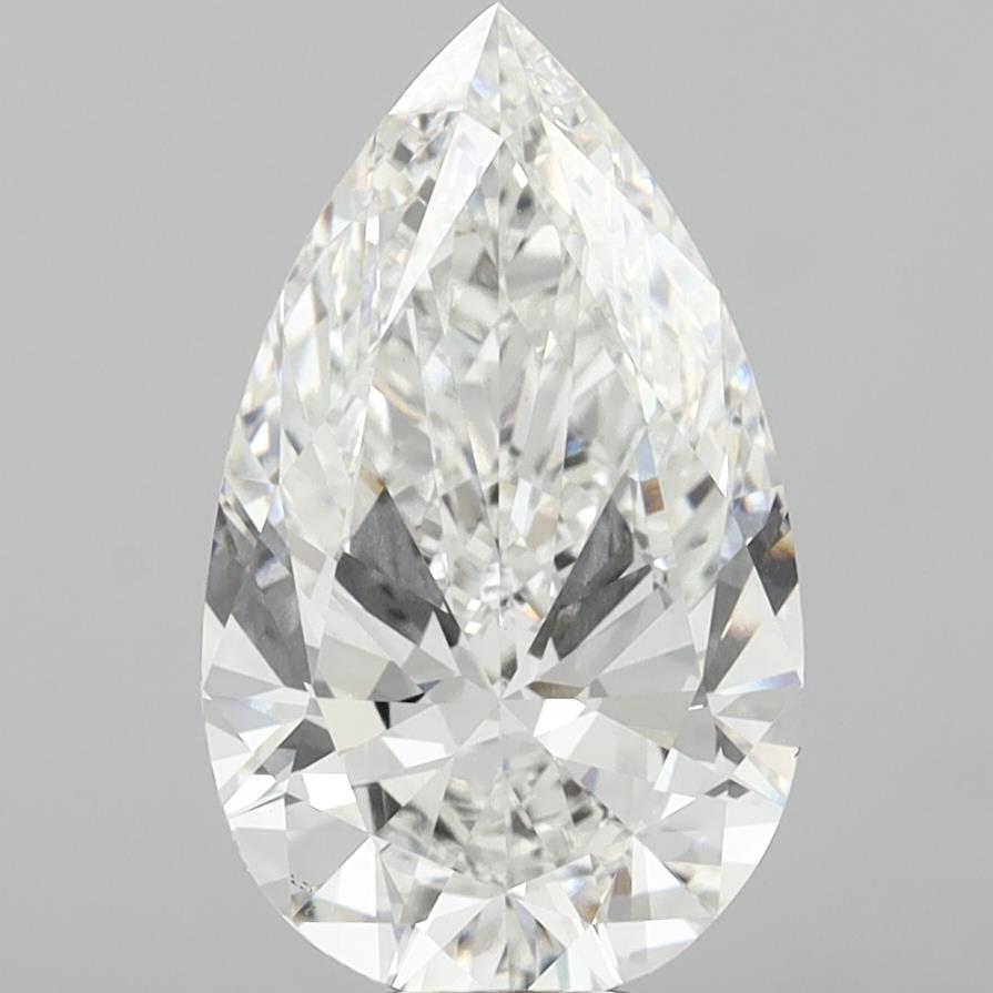8.52 Carat Pear Shaped, Ideal Cut, F Color, VVS2 Clarity, IGI Certified Lab Grown Diamond