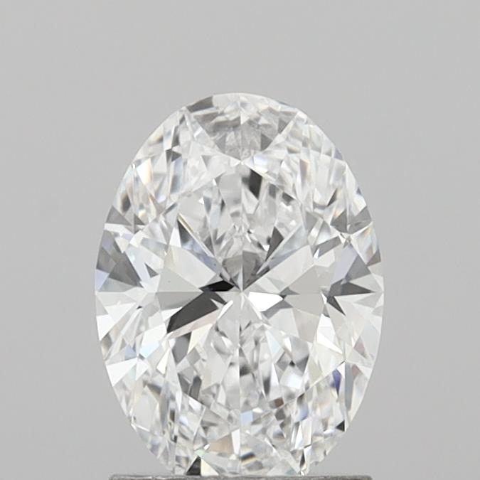 1.55 Carat Oval Shaped, Ideal Cut, D Color, VVS1 Clarity, IGI Certified Lab Grown Diamond