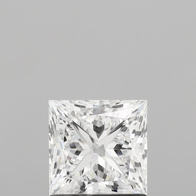 1.02 Carat Princess Shaped, Ideal Cut, D Color, IF Clarity, IGI Certified Lab Grown Diamond