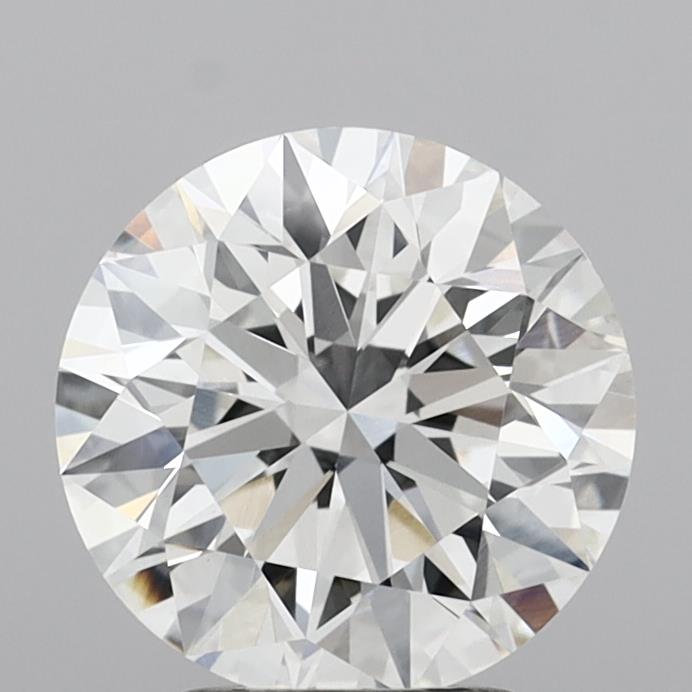 3.08 Carat Round Shaped, Ideal Cut, F Color, VVS2 Clarity, IGI Certified Lab Grown Diamond