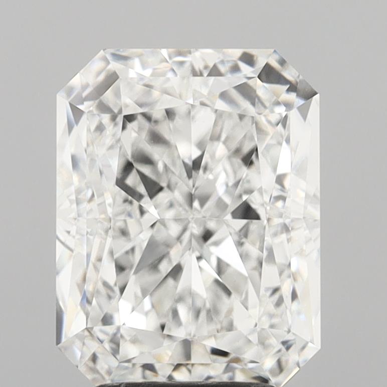 4.05 Carat Radiant Shaped, Excellent Cut, E Color, VVS2 Clarity, IGI Certified Lab Grown Diamond