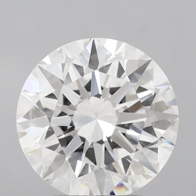 2.64 Carat Round Shaped, Ideal Cut, E Color, VVS2 Clarity, IGI Certified Lab Grown Diamond