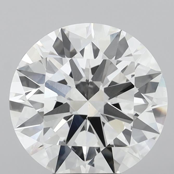 5.06 Carat Round Shaped, Excellent Cut, F Color, VS1 Clarity, IGI Certified Lab Grown Diamond